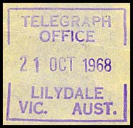 Lilydale 1968